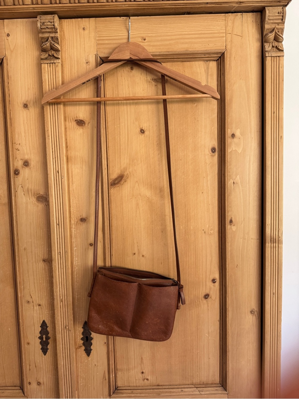 Madewell Brown Leather Crossbody Shoulder Bag